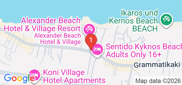Alexander Beach Hotel&Village Resort Карта