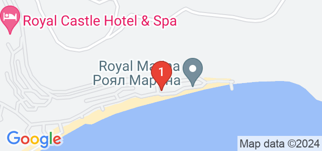 Хотел Роял Бей Карта