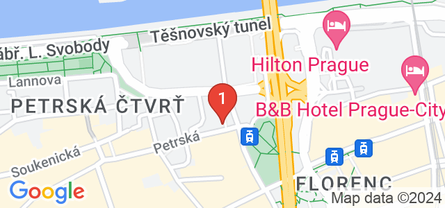 EA Embassy Prague Hotel Карта