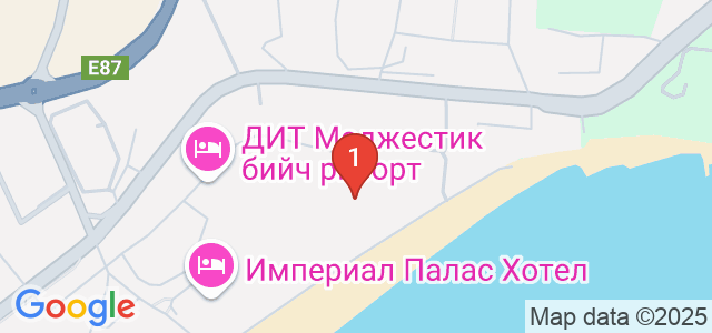 Marlin Beach Hotel  Карта