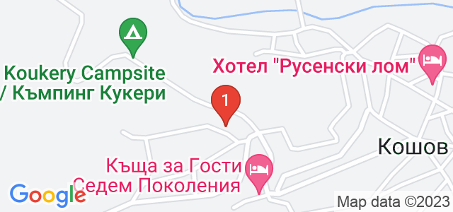 Семеен хотел "Русенски Лом" Карта