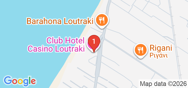Club Hotel Loutraki Карта