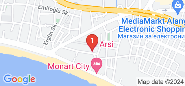 Arsi Hotel Карта