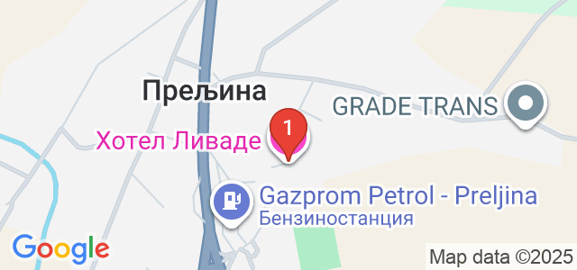 Hotel Livade Карта