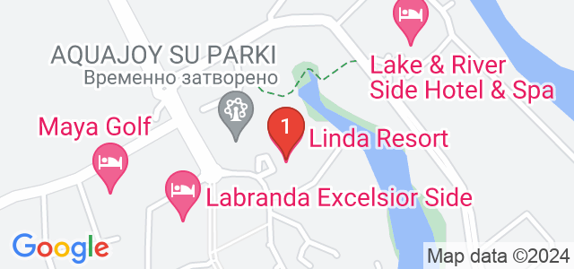 Linda Resort Hotel Карта