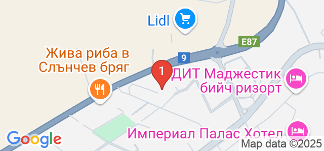 Апартхотел Ефир 2 Карта