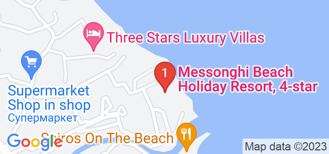 Messonghi Beach Holiday Resort Карта