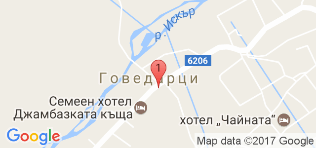 арт хотел Калина Карта