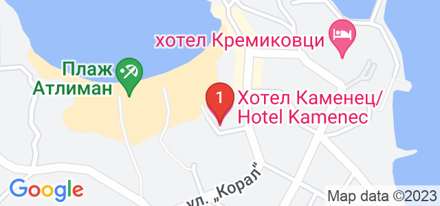 Хотел Каменец Карта