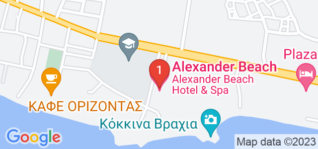 Alexander Beach Hotel and SPA Карта