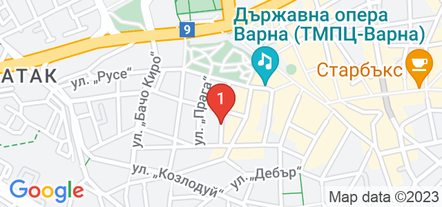 Танцова работилница &bdquo;Деси и Алекс&rdquo; Карта