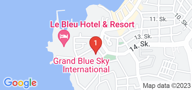 The Grand Blue Sky International Карта