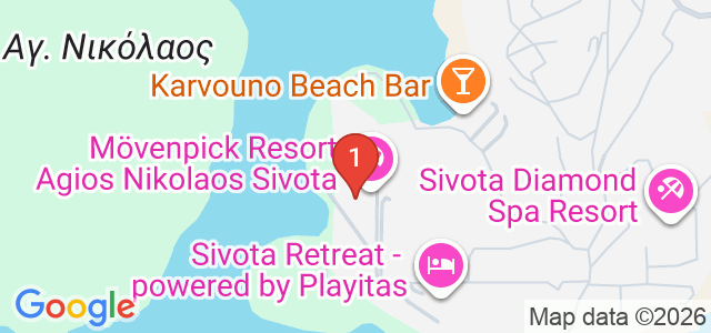Mövenpick Resort Agios Nikolaos Карта