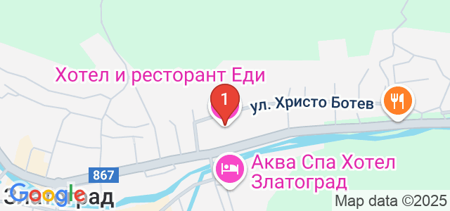 Семеен хотел Еди Карта