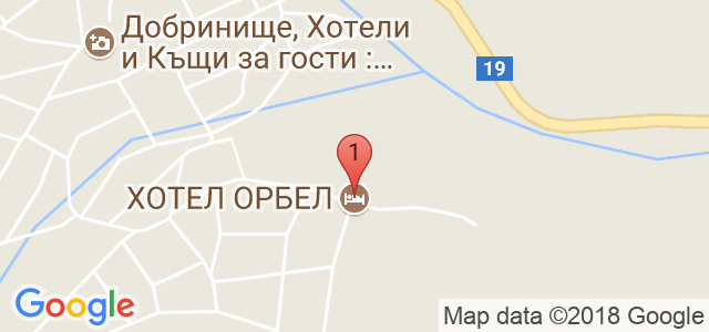 Хотел Орбел 4* Карта
