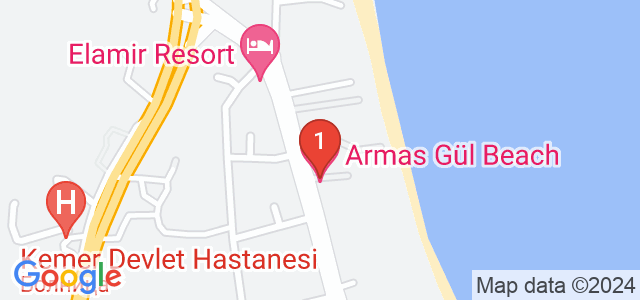 Armas Gul Beach Карта