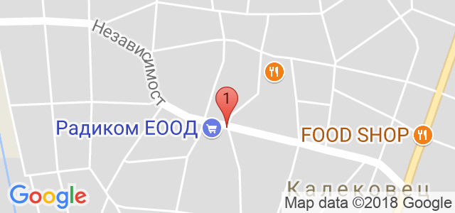 База за конна езда Карта