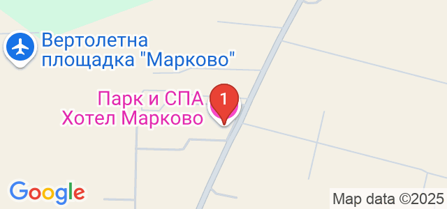 Парк и СПА Хотел Марково Карта