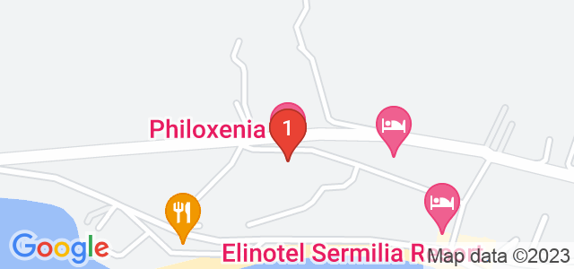 Philoxenia Hotel Карта