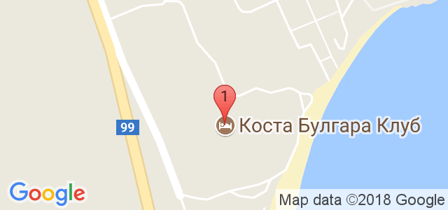 Хотел Коста Булгара 3* Карта