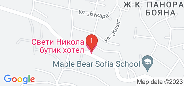Ресторант Бояна Карта