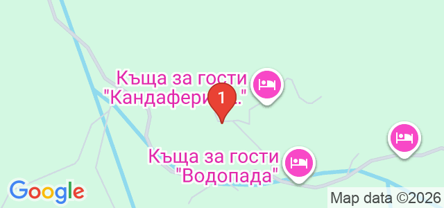Къща за гости Кандафери 1 Карта