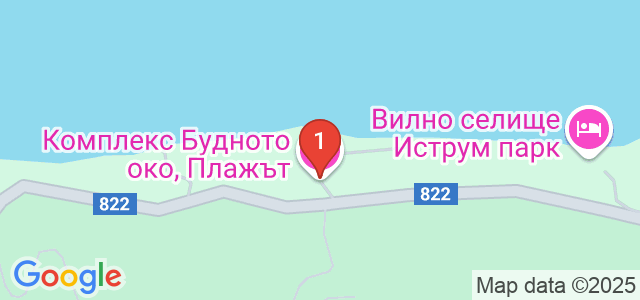 Комплекс Будното Око The Beach Карта