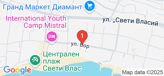 Хотел Ирис Карта