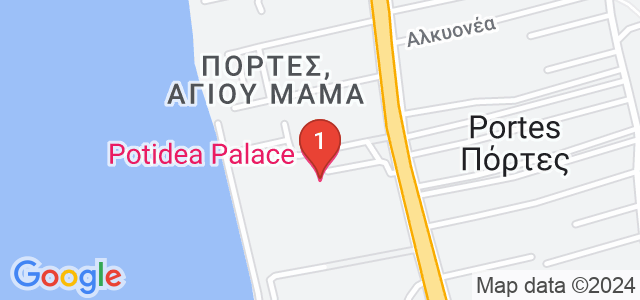 Potidea Palace Карта