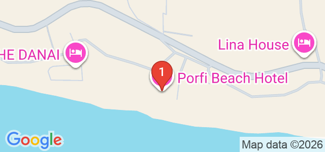 Porfi Beach Карта