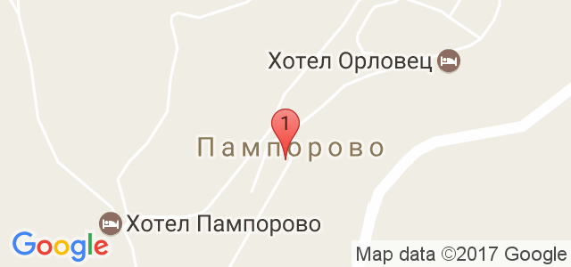 хотел Евридика*** Пампорово Карта