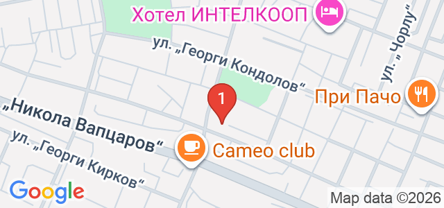 Осем зони Карта