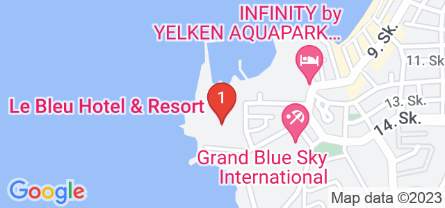 Le Bleu Hotel & Resort Карта
