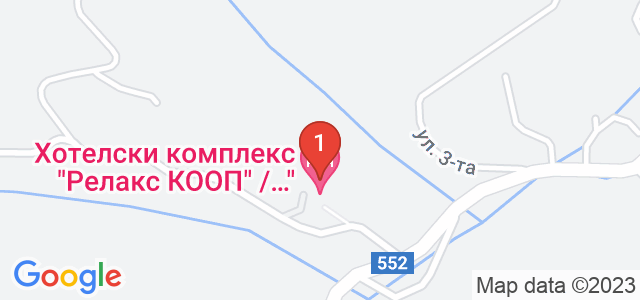 Хотел КООП Релакс  Карта