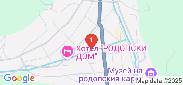 хотел Турист - Чепеларе Карта