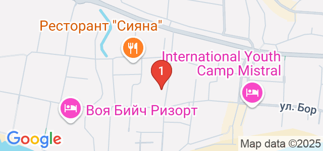 Family Hotel Venera Карта