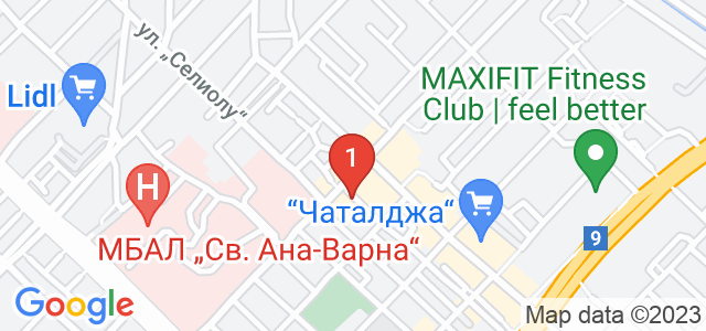 Туристическа агенция Lucky Holiday Карта