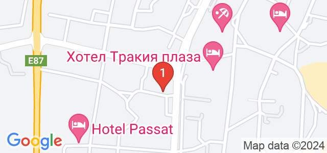 Хотел Бохеми 3* Карта