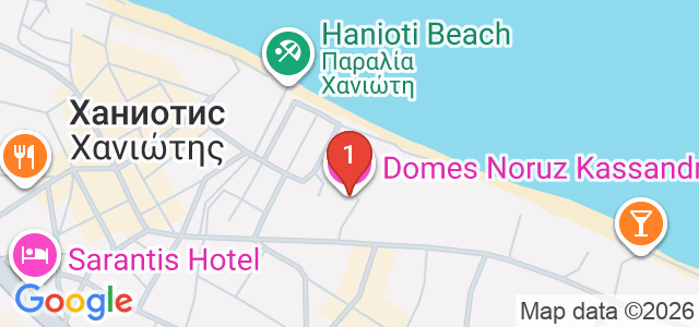 Domes Noruz Kassandra Карта