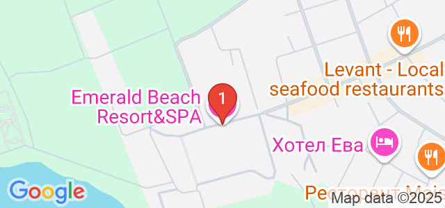 Emerald Beach Resort & Spa Карта