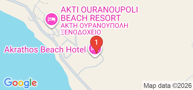 Akrathos Beach Карта