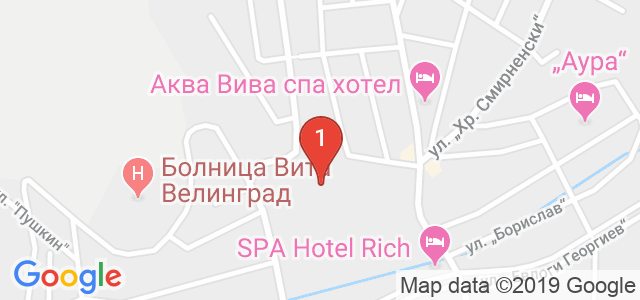 Спа хотел Двореца 5* Карта