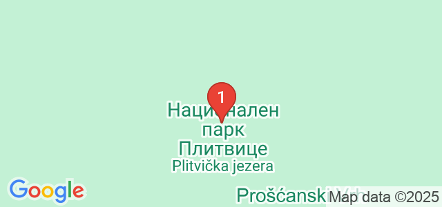 Плитвички езера Карта