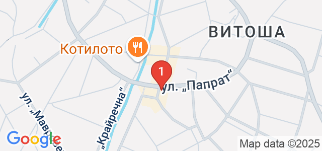 Хотел „Витоша Тюлип” – 3* Карта