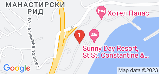 Тенис кортове Sunny day  Карта