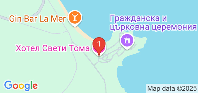 Хотел Свети Тома Карта