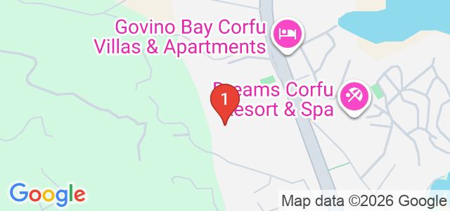 Paradise Hotel Corfu Карта