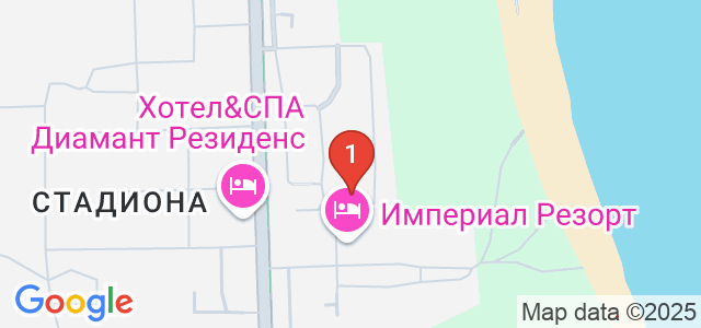 Хотел Делта Палас Карта
