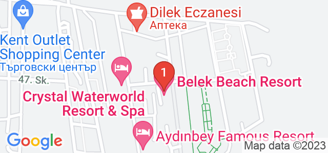Belek Beach Resort Карта