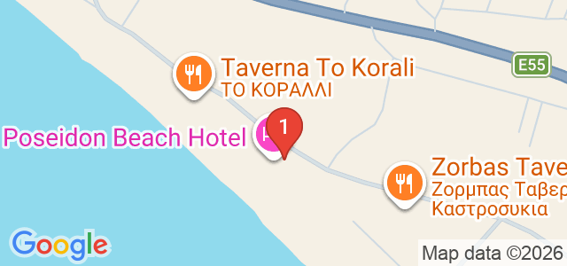 Poseidon Beach Карта